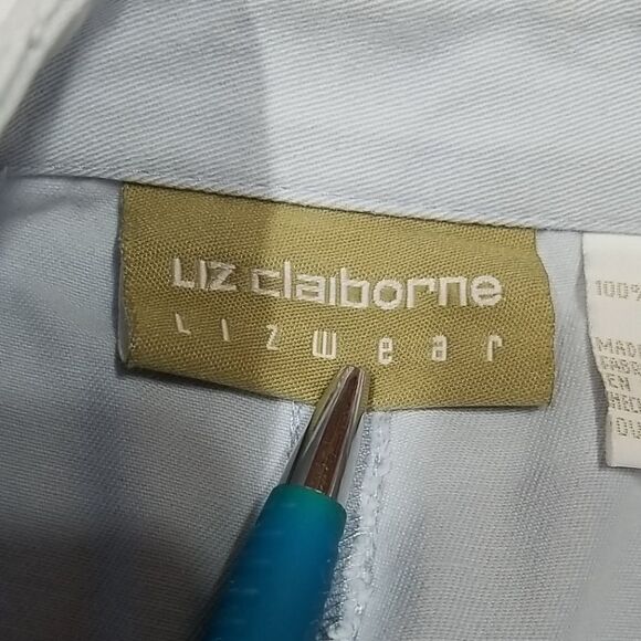 🎁5/$25 Liz Claiborne Jeans Women's Size 8 Sky Blue Moms Pants Zip Closure - Picture 6 of 8